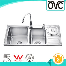 Good quality double bowl kitchen sink display
Good quality double bowl kitchen sink display